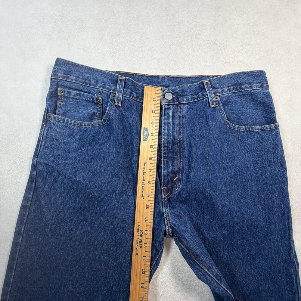 Levis 517 Bootcut Jeans Mens 36x34 Medium Wash Blue Denim Pants 517-0217‎ - Picture 8 of 12
